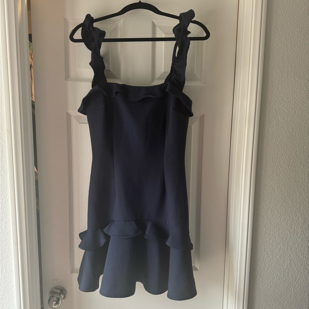 KEEPSAKE the Label Navy Ruffle Attire Dress - never worn